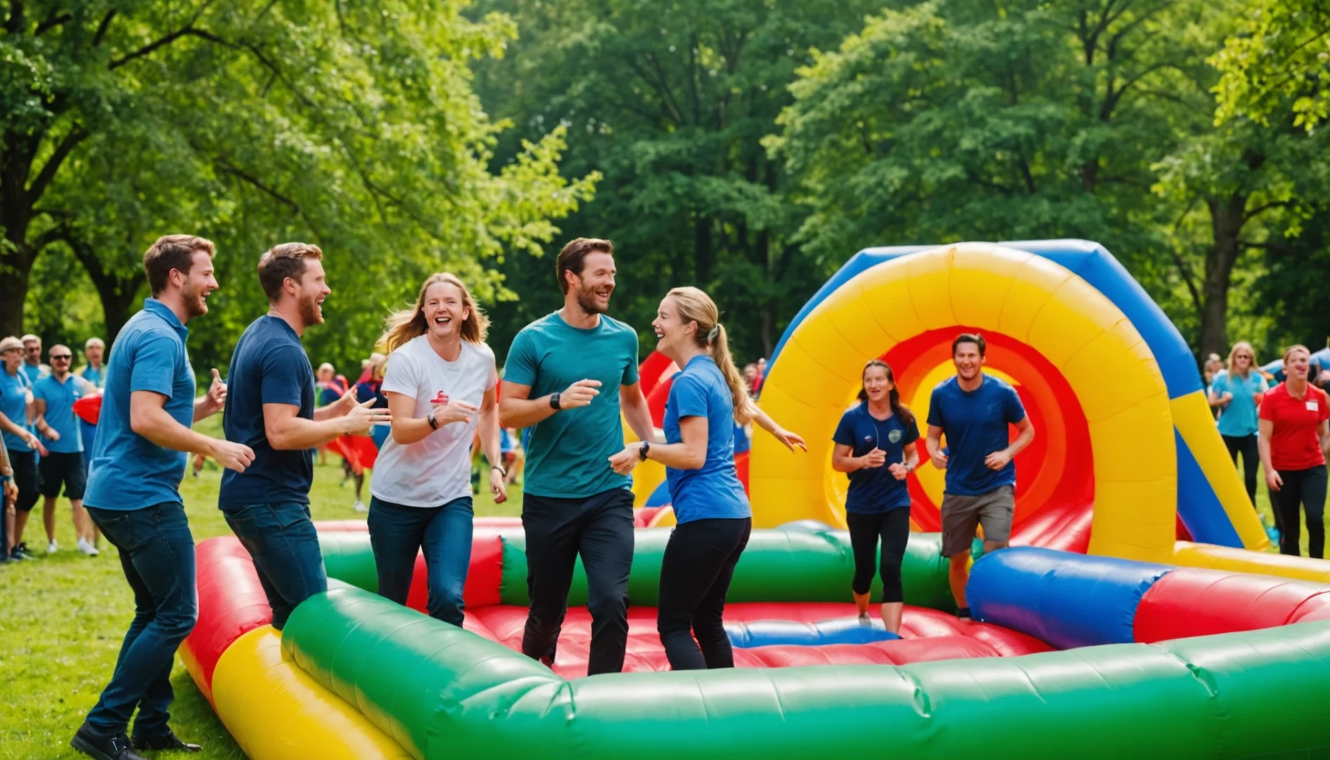 Gonflables pour team building