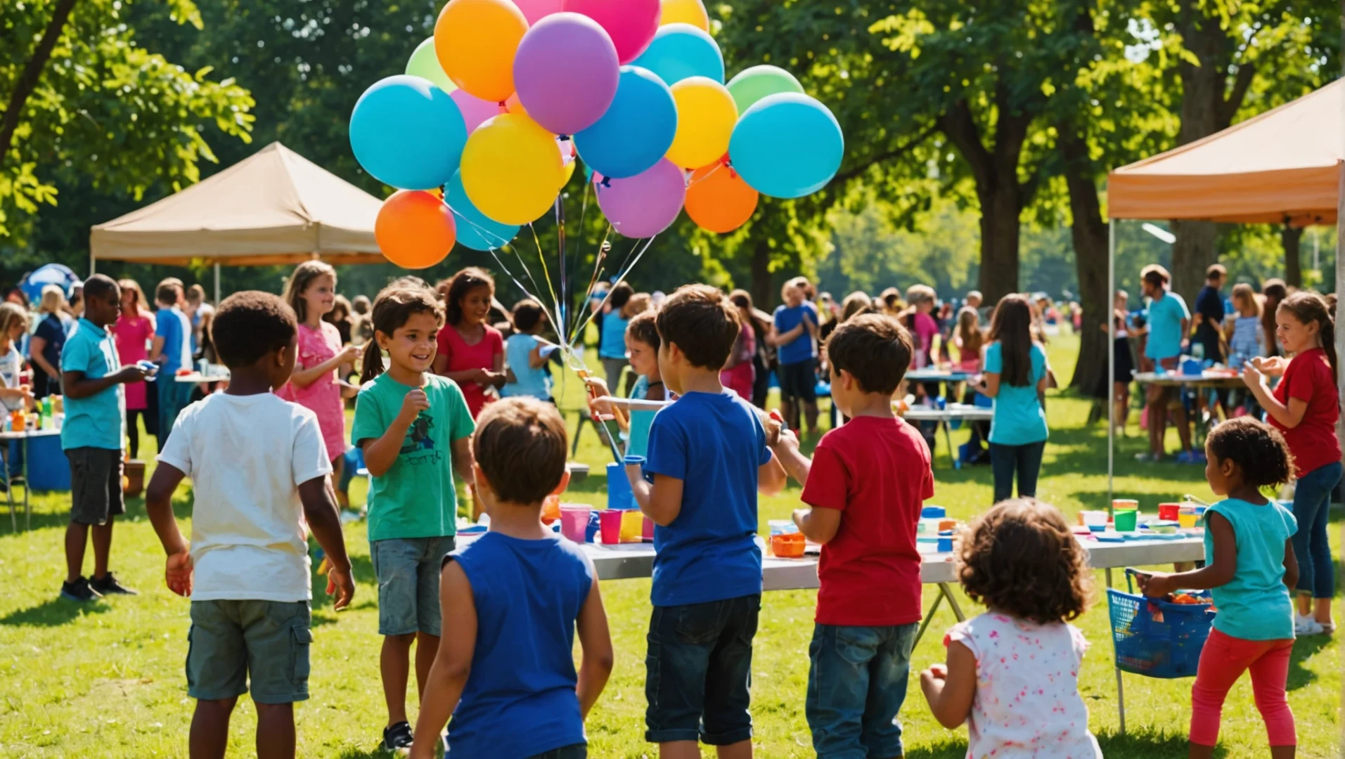 Animations pour enfants en plein air
